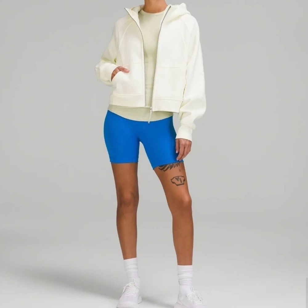 Lululemon oversized scuba full zip lemon sorbet XS/S